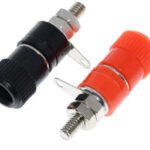 Banana 4mm konektor jack plug ženski