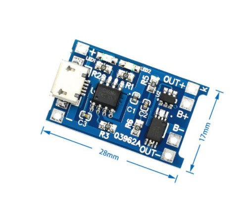 EaquuCLdx8P540MGL7Xn.jpg Modul za punjenje TP4056 liion 18650 punjač baterija - Slika 1