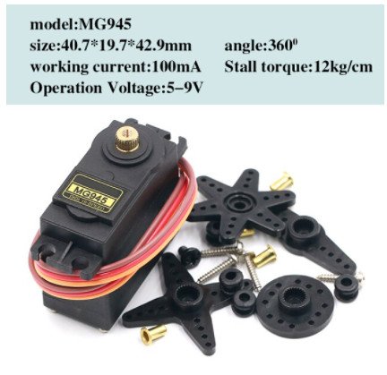 MadZ759d5RNxoJrk0D2S.jpg Servo motor MG946R MG945 arduino 10.5kg 13kg - Slika 1