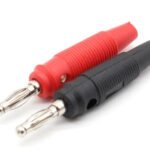 Banana 4mm konektor par plug muški jack