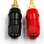Banana 4mm ugradbeni konektor jack plug ženski