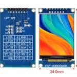 TFT display 128x160 1.77" arduino displej ekran
