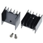 Hladnjak aluminijski heatsink 25mmx24mmx16mm tranzistor