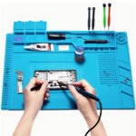 Antistatična silikonska podloga za servis elektronike