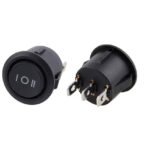 Prekidač switch okrugli 20mm 3 pin 6A