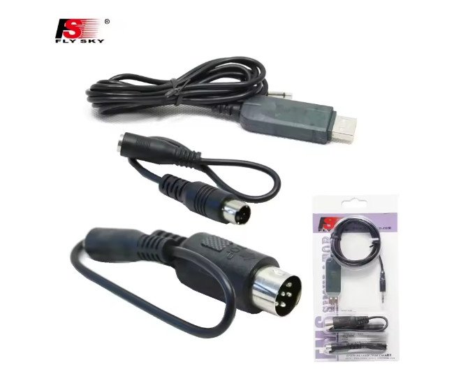 img-1777594999-c97bb0e3c0f0.jpg Kabal za RC radio stanicu FlySky simulator cable FS I6X I10X - Slika 1