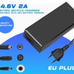 Punjač 4 u 1  za električni romobil trotinet biciklo 48V 54.6V 2A