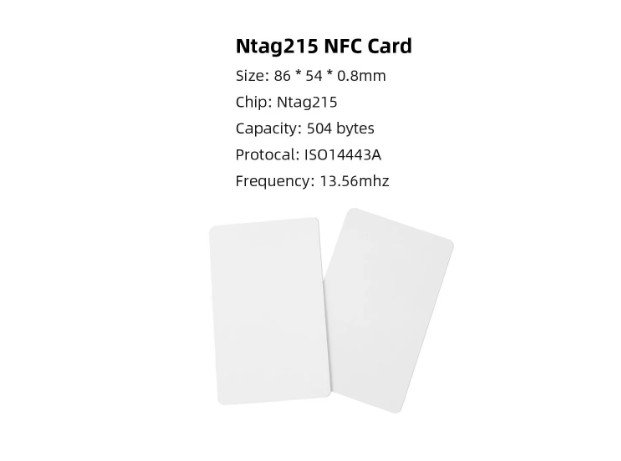 img-1781730264-feee8b6013b3.jpg NFC card kartica 13.56Mhz RFID ntag 215 - Slika 1