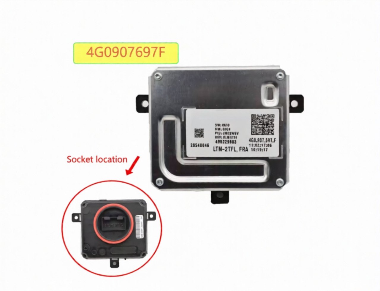img-1782856353-63856e1158e3.jpg 4G0907697F balast fara AUDI VW GOLF PASAT far trafo LED - Slika 1